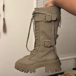 Calf-High ZARA Combat boots